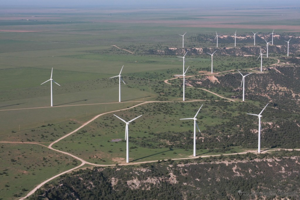 Wind Turbines like these south of San Jon NM will soon dot the landscape some 35 miles west of Clayton 