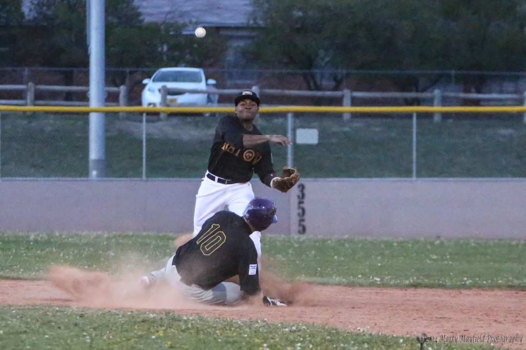 The throw from second to first after the force out makes for a double play 