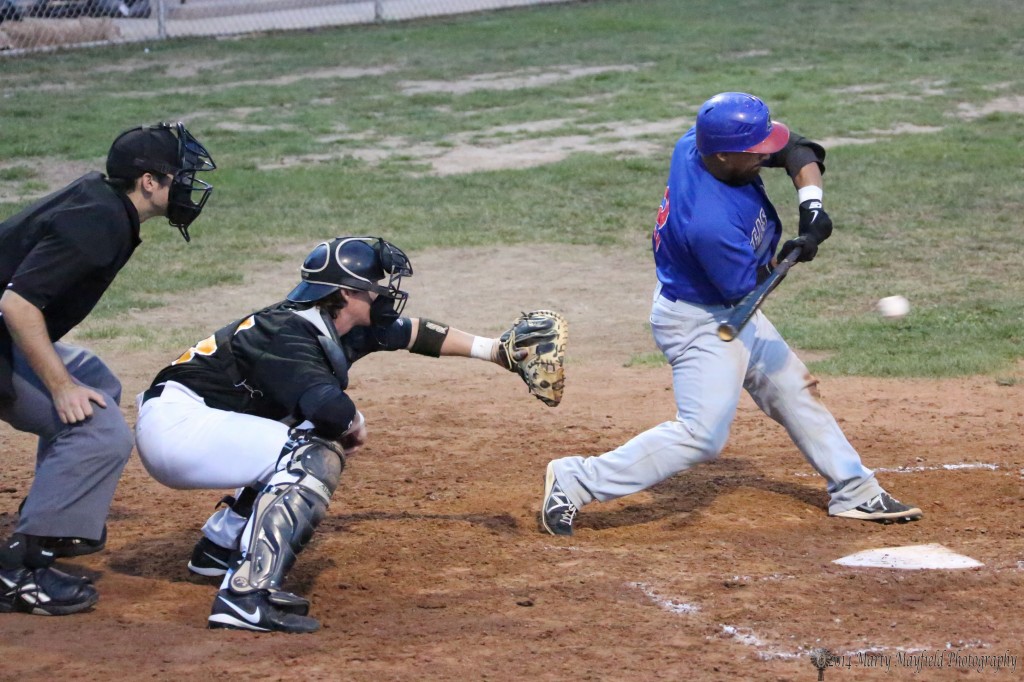 Brent Mendoza goes for the ball late in the game Friday evening 