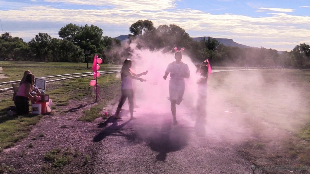 Color for the Cure fund raiser was held Saturday morning at Roundhouse Park.