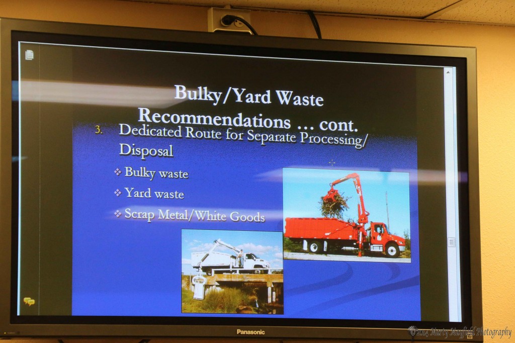 One recommendation to the city to help make operations more efficient would include some new equipment. 