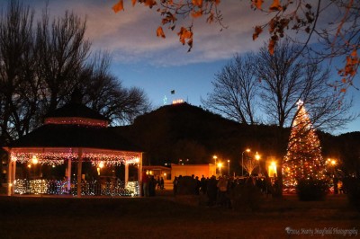 The annual lighting of the Christmas Tree in Ripley Park took place Saturday evening 
