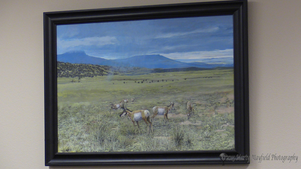 A new piece of artwork hangs in the commission chamber, this piece was done by Carl Swanson.