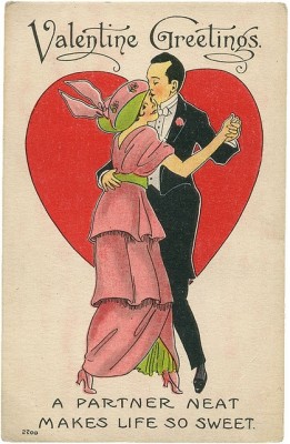 valentines dance vintage pic