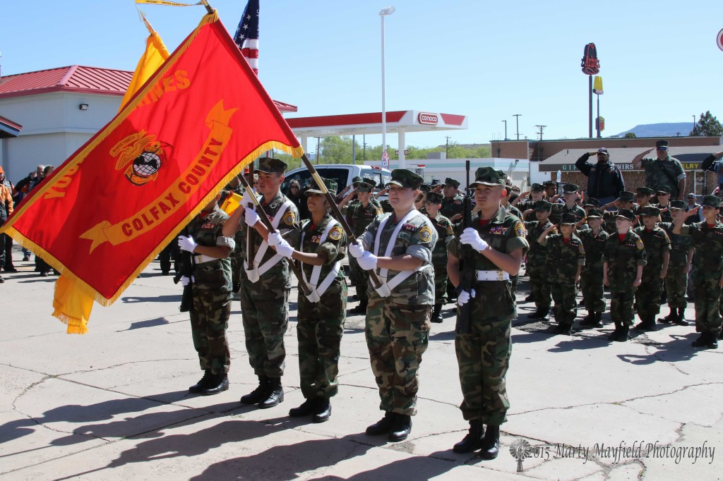 The Young Marines Color Guard