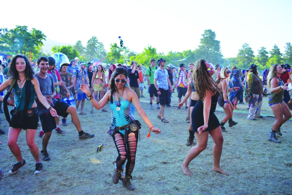 Sonic Bloom revelers enjoyed the weekend’s concerts in northern Huerfano County.     Photo by Bob Kennemer.