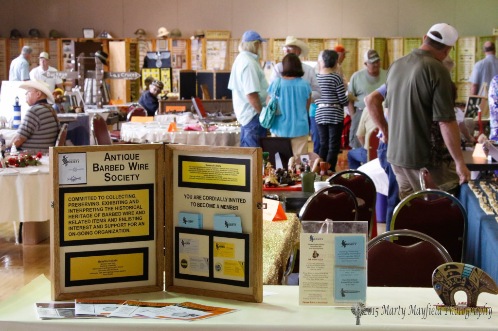 The New Mexico Barb Wire Collectors Association held their annual show in Raton this weekend