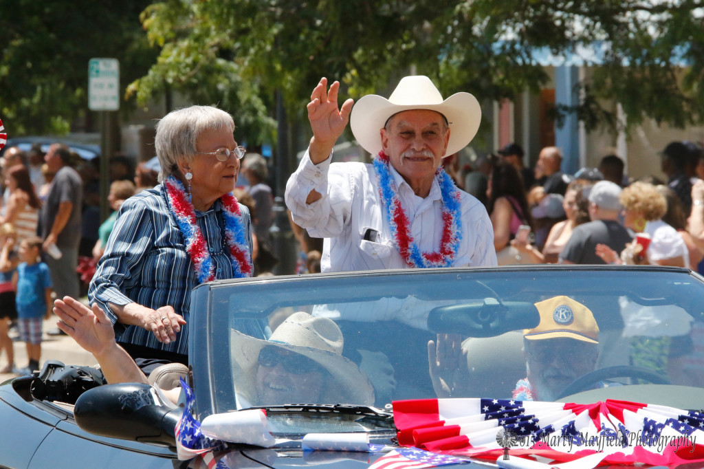 Grand Marshals for the parade are Bob and Kathy Harris and Andy and Fabie Solano. 