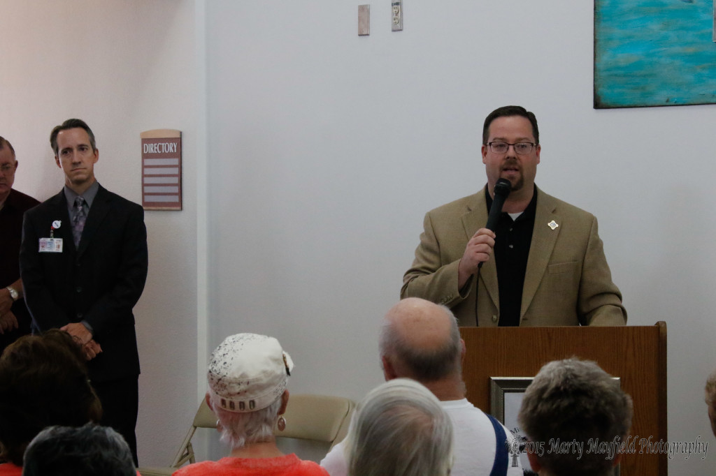 Shawn Lerch noted that State Representative Dennis Roch was a bulldog for securing MCMC's capital funding to complete the new clinic.