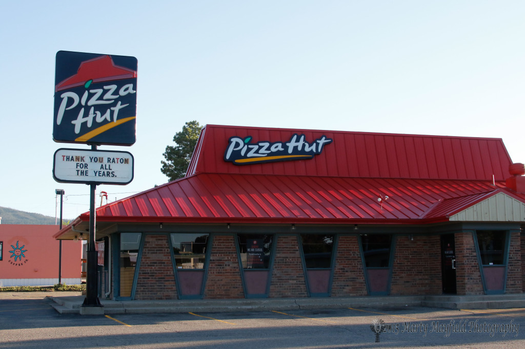 The Pizza Hut store in Raton sits on rented property.