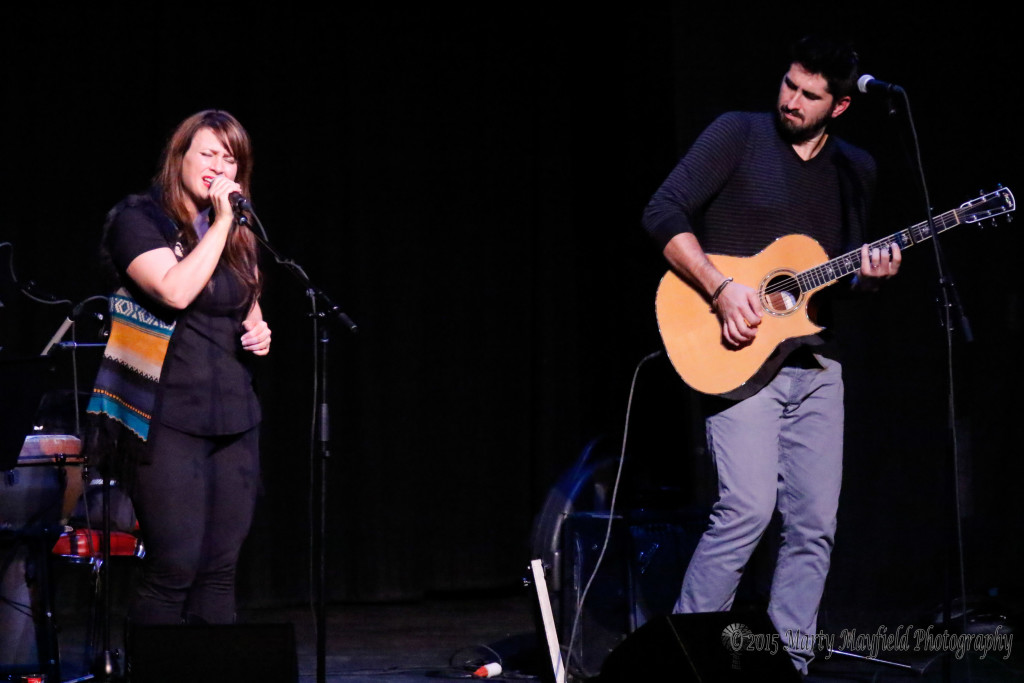Crystal and Will Yates bring their own music to the Shuler Stage Saturday evening
