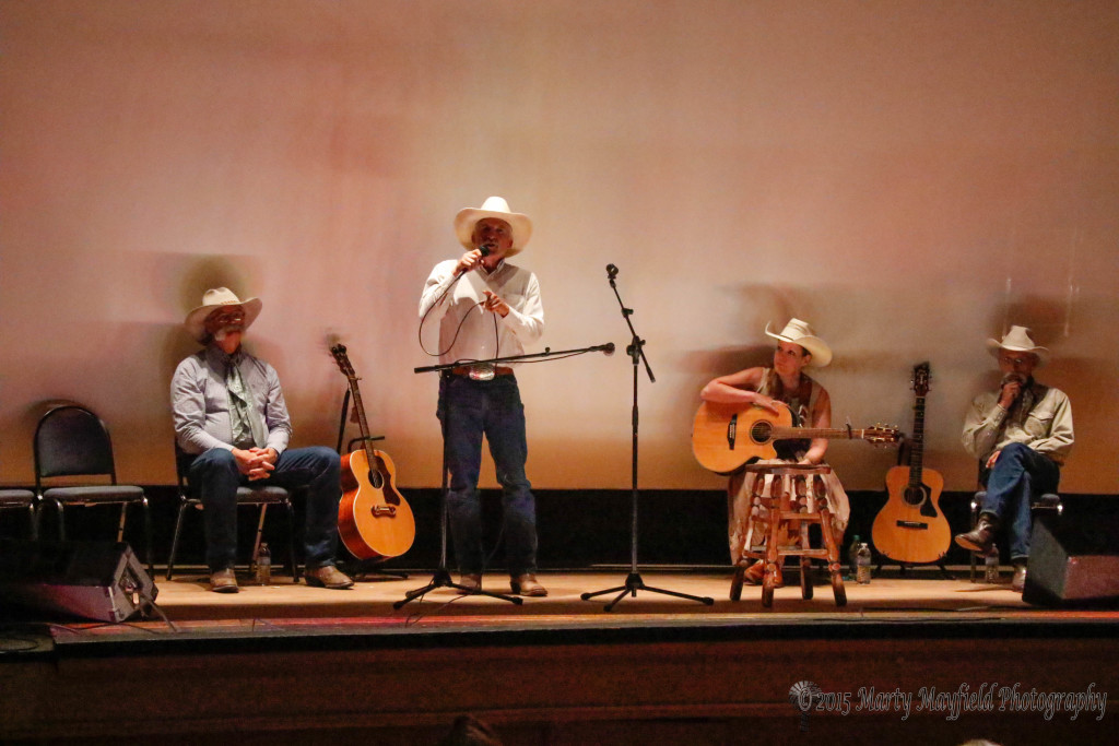 Dennis Russell along with Floyd Beard, Susie Knight and Doug Figgs perform their own brand of poetry and song at the El Raton Theater both Saturday and Sunday afternoons during the Gate City Music Festival