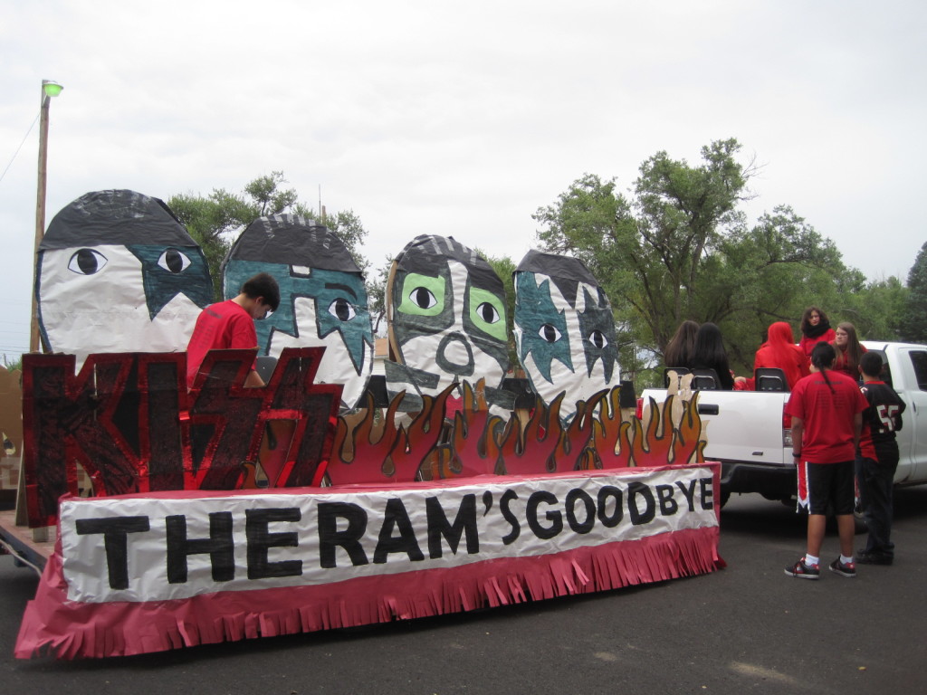 The Springer Red Devils had hoped to KISS the Melrose Rams goodbye at their Homecoming last weekend, but lost 50-0.   