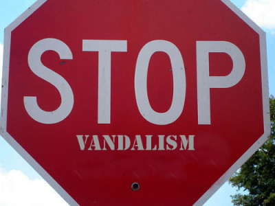 stop vandalism