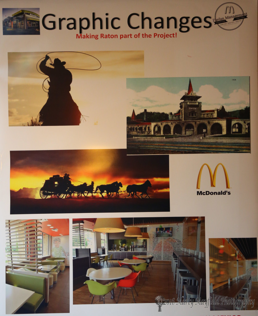 Phelan has gotten approval to localize the artwork that will grace the walls of the new McDonalds store