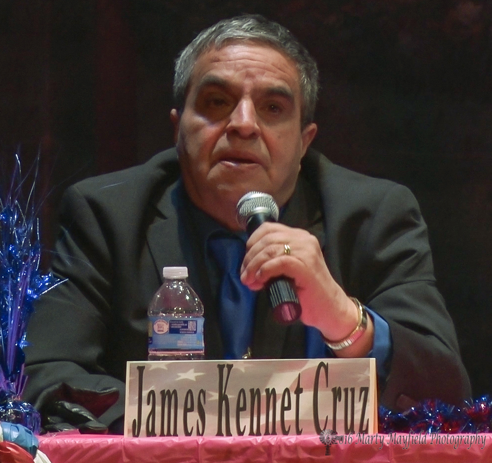 James "Kenny" Cruz is challenging Lindè Schuster for the District 4 Raton City Commission seat.