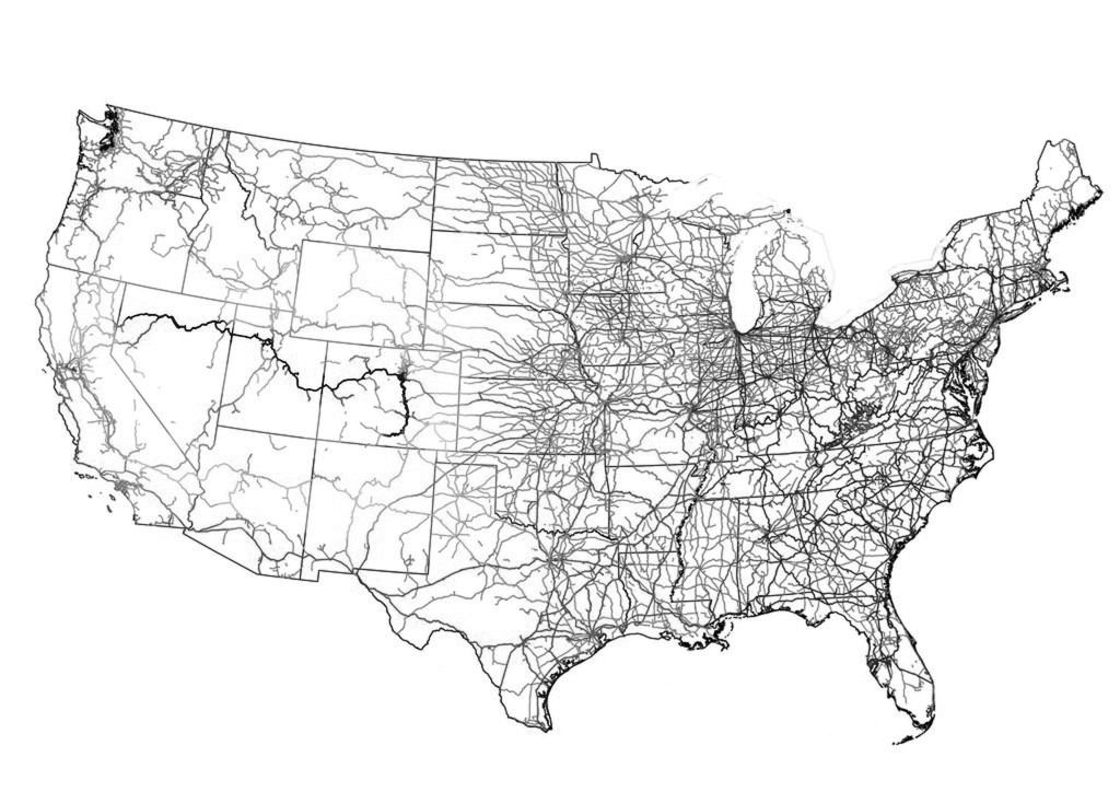 Rail Lines in the US