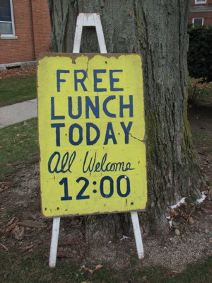 free lunch today noon