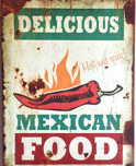 mexican food sign