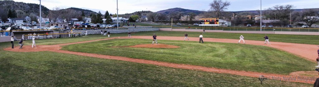 A nice spring evening at Gabriele Field for baseball