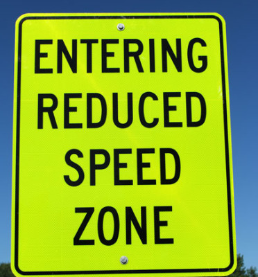 reduced speed ZONE
