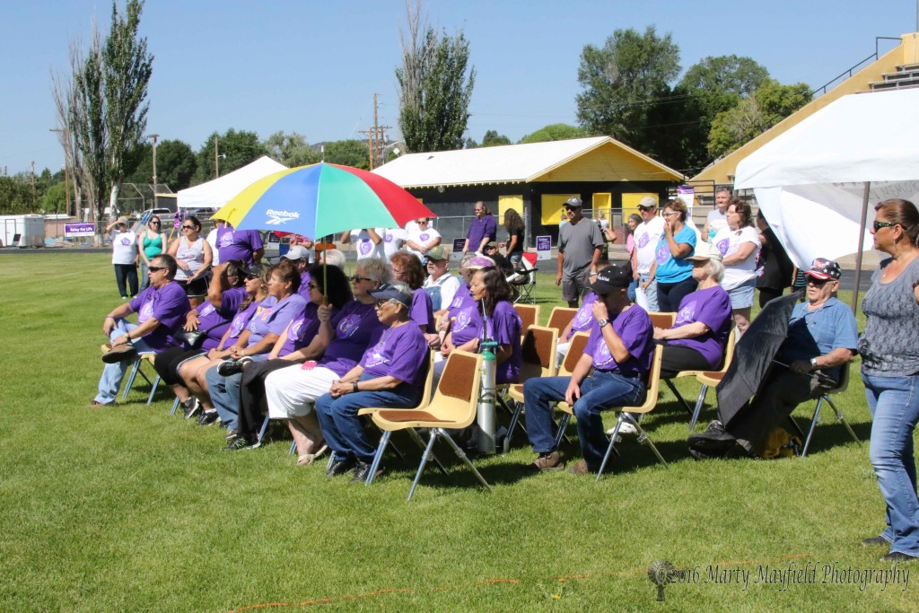 It was a smaller than usual crowd that showed up for the 2016 Relay for Life opening ceremony at Tiger Stadium Saturday morning. 
