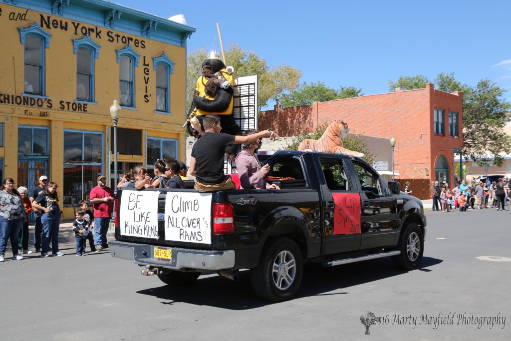 Lip Sync headed by Eileen Gonzales garnered a second place win in the commercial division at this year's RHS Homecoming Parade.