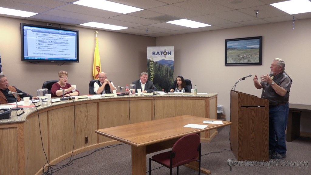 Dennis Snyder spoke to commissioners concerning the responsibilities of land owners and access based on his work with the Santa Fe Trail associations. 