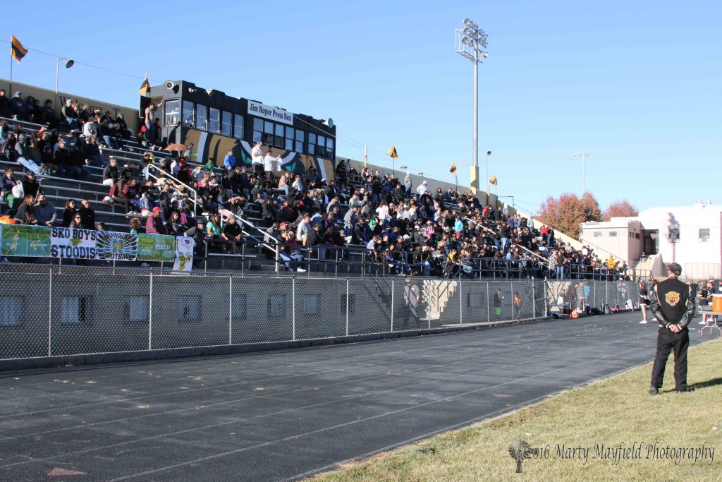 It was a good crowd at Tiger Stadium to watch the Tigers in the first round of state football playoffs Saturday afternoon. 