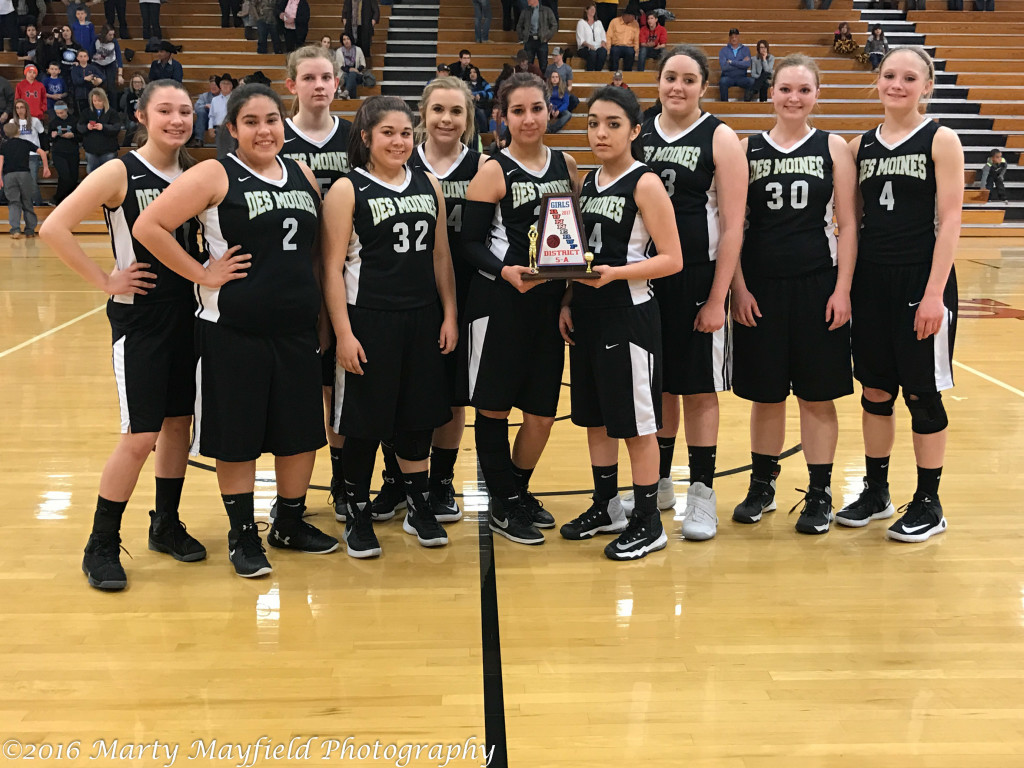 District 5A Girls Runner up Des Moines Lady Demons Nataya Archuleta, Allison Guerrero, Grace Hall, Felysse Montano, Paiton Owensby, Alexis Wingo, Amber Gonzales, Angie Lopez, Annalisa Miller, Makenna Hittson
