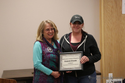 The Raton City Commission presented several Certificates of Appreciation to businesses for their work and accomplishments during the recent snow storm and power outage in Raton as part of the You Rock Award. This Certificate went to Katie Feldman