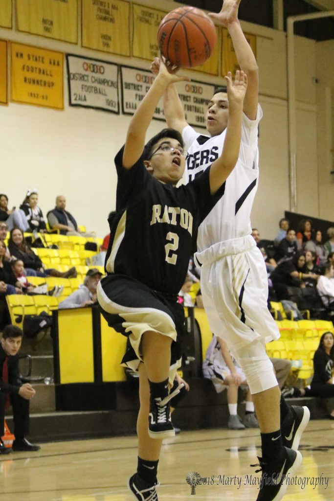 Mickey Navarette drives to the basket during the JV Game as part of TigerFest 2018 