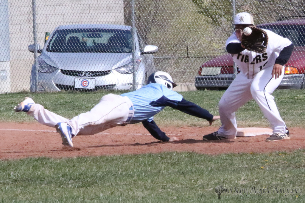 Another attempt at a pick for Richie Gonzales and Jaydon Romero Tuesday afternoon as Raton hosted Trinidad for a single game.