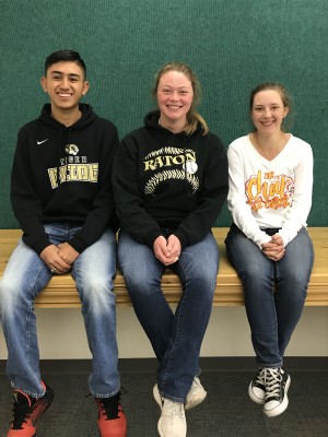 (LtoR) Jose Archuleta, Jadyn Walton and Lijah Medina.  