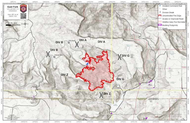 East Fork Fire Update: Monday, August 31 2020 – KRTN Enchanted Air Radio